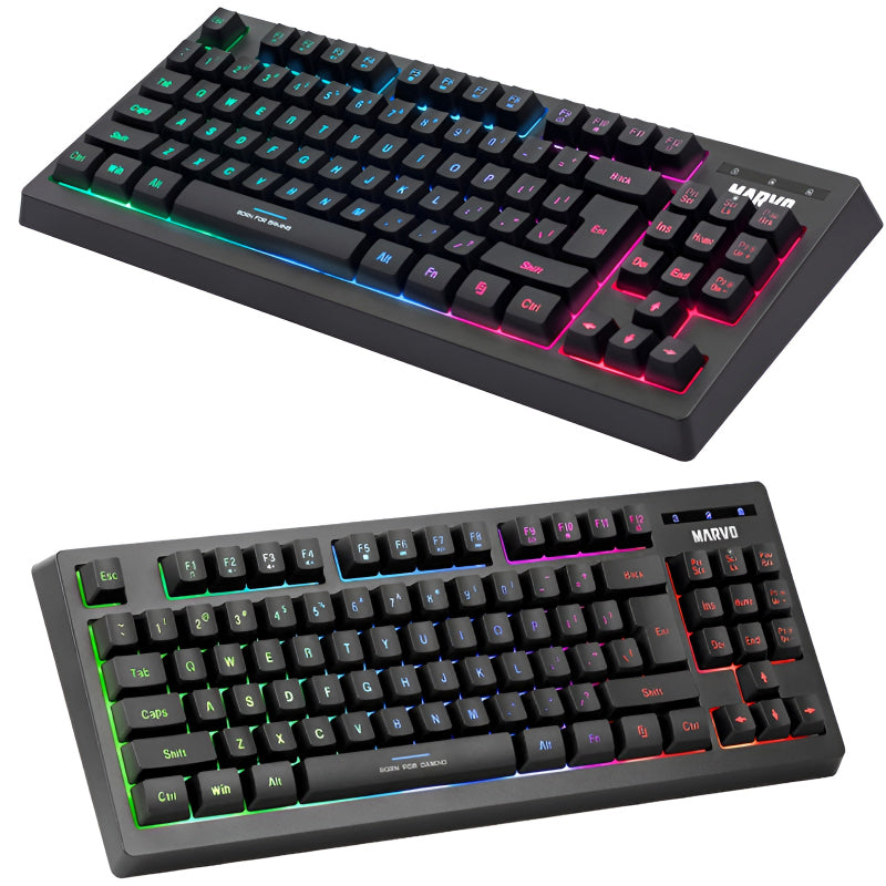 Marvo Scorpion K607 Membrane Gaming Keyboard With 3 RGB Lighting Effects