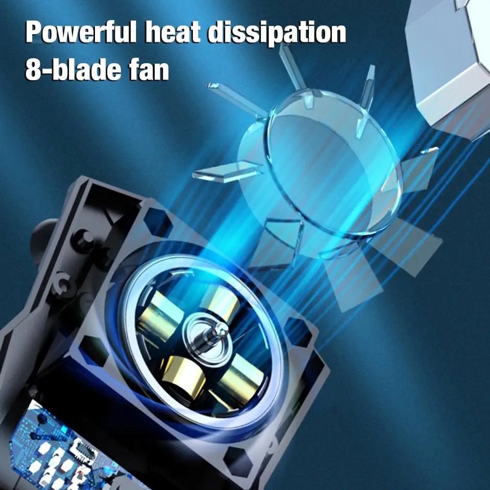 Mobile Phone Radiator Universal Phone Cooler Fan Suction Cup Holder Heat Sink For IPhone Samsung Huawei